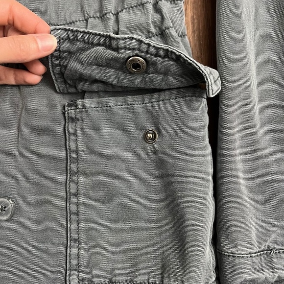 Urban Outfitters ECOTE Grey/Blue Cargo Field Jacket Sz XS - Picture 8 of 10